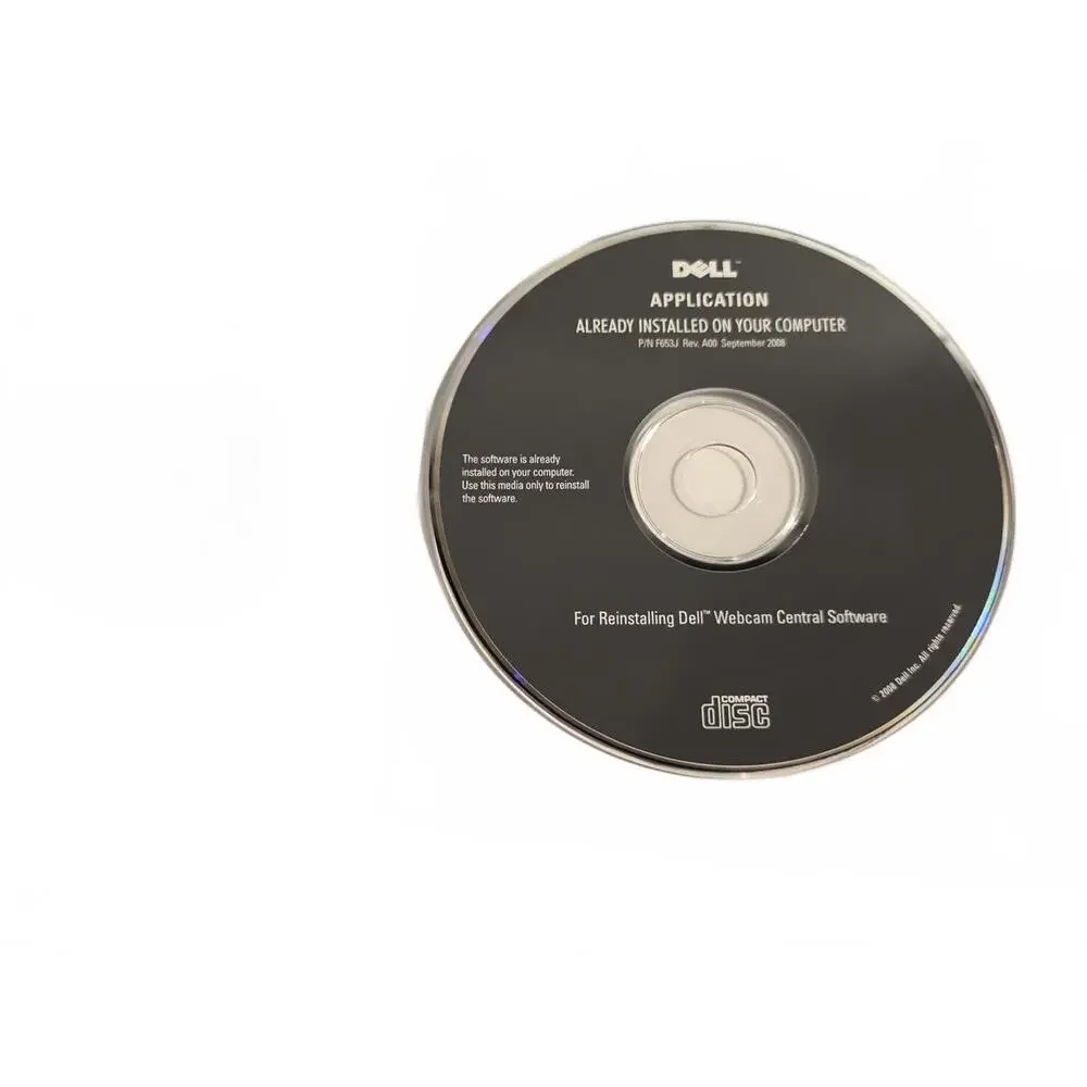 Dell Webcam Central Software Application CD DVD | Software - 2008